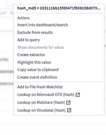 Graylog Guided Search Screenshot