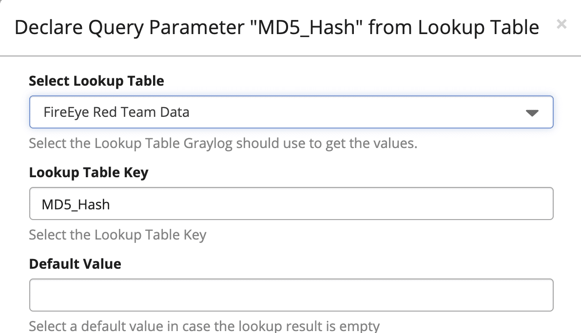 Graylog Alert Pop Out