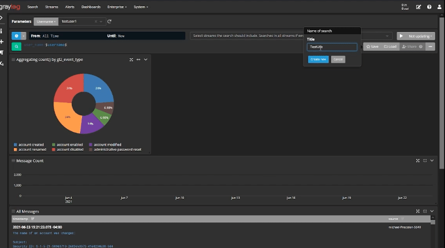 log management for compliance dashboards