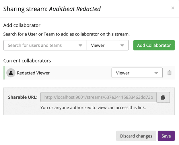 Redacting message fields and sharing the information