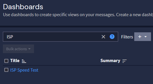 Speedtest Dashboard
