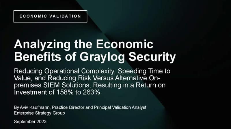 Analyzing the Economic Benefits of Graylog Security