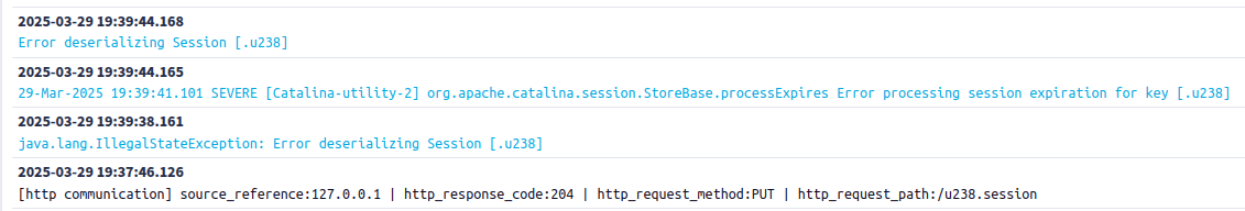 Catalina Logs in Apache Tomcat